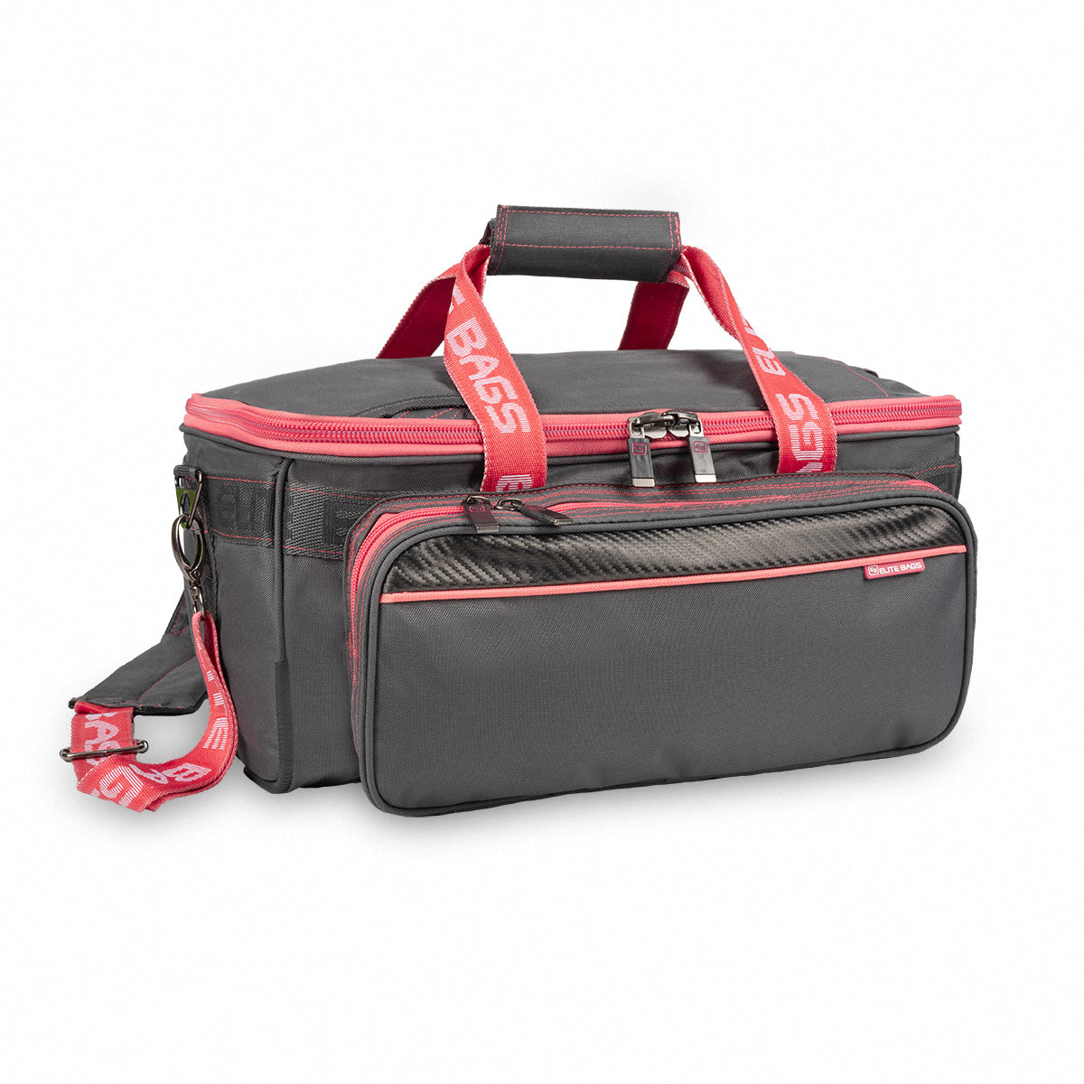 GP's Light medical bag – Grey and Salmon pink - 