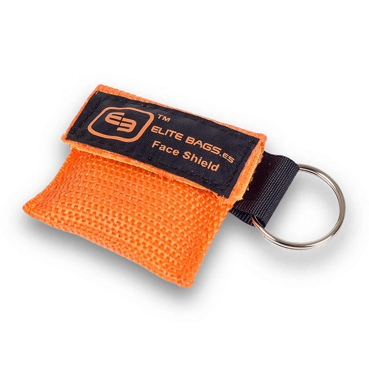 Key Ring CPR Mask Bag - Orange - 