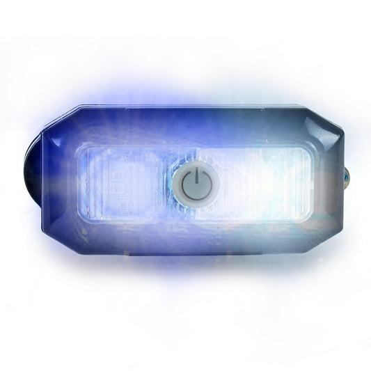 Blink's - Magnetic Glow In The Dark Flashlight - White & Blue Light - 
