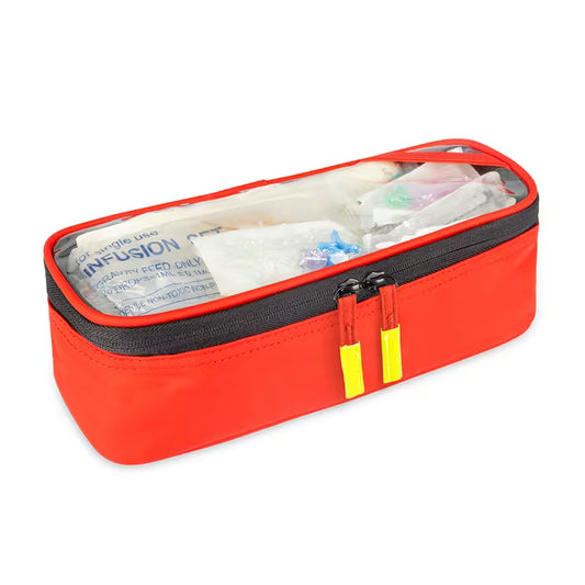 Elite Bags EB09.110 is a compact, durable medical pouch with a clear top, reflective zippers, and organized storage for fast access to emergency supplies.