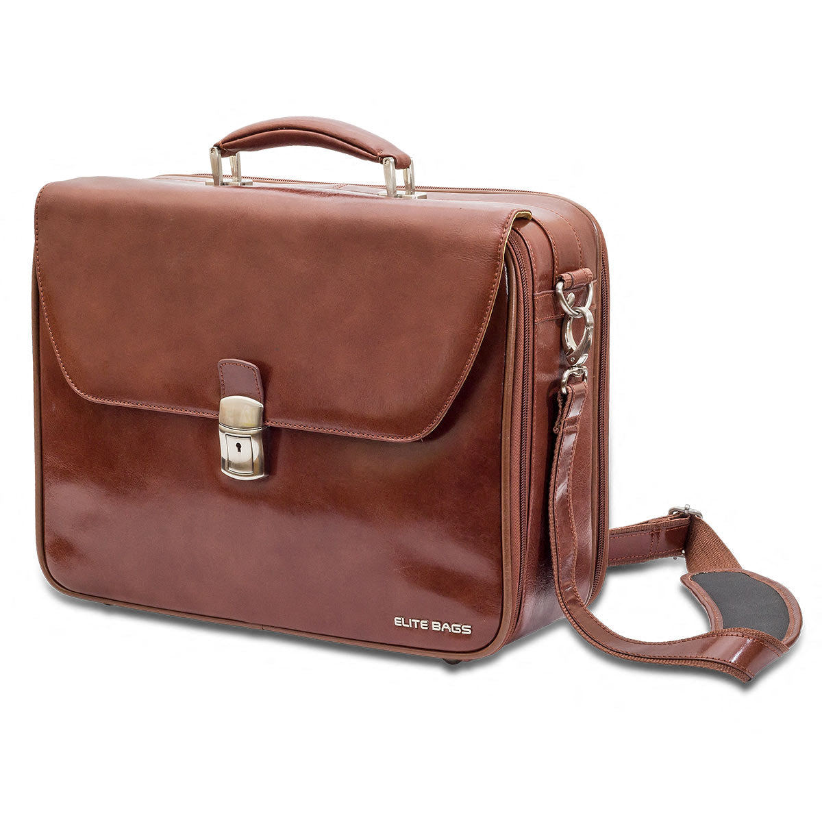 Elite Doctor’s Medical Bag – Brown Leather - 