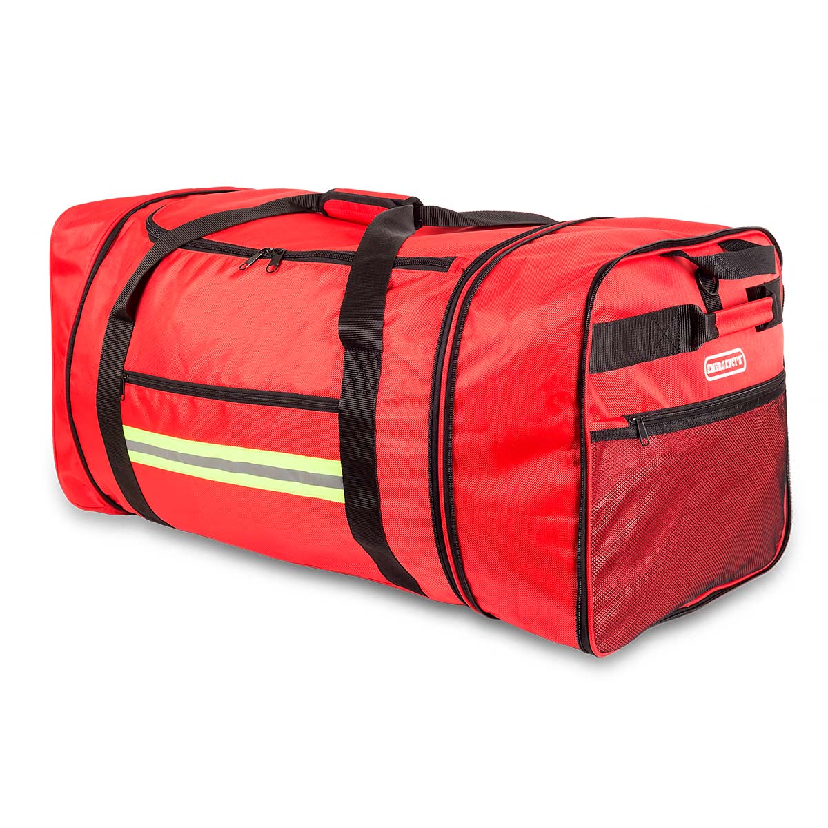 Firefighter Bag - PPE Hose Pack Bag w/ Wheels - Red - 
