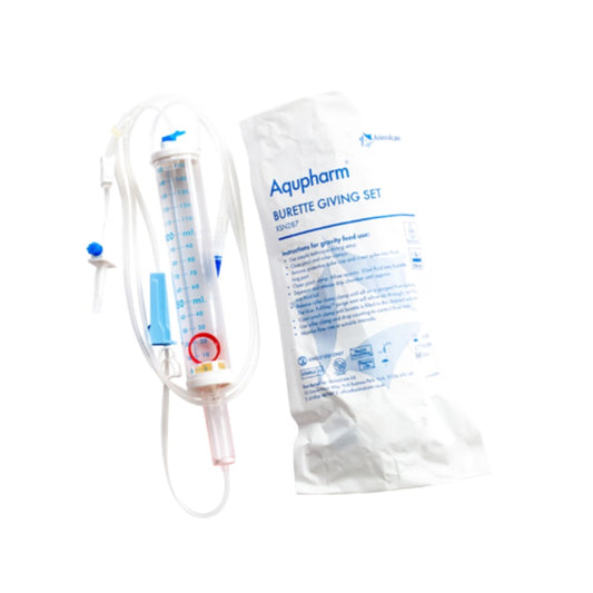 Burette Aqupharm 60DPM 150ml 210cm - Injection Port - 