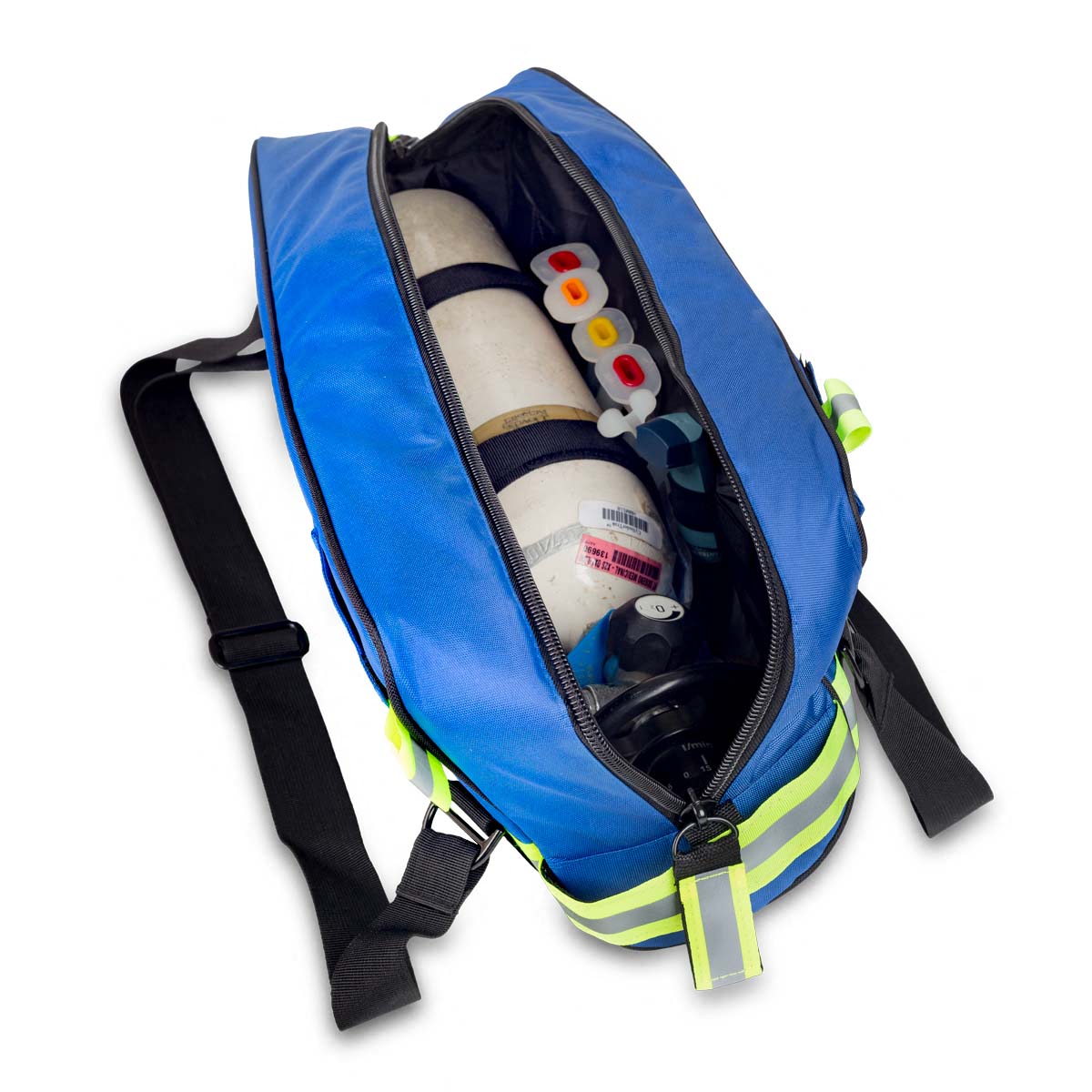 MINI TUBE's Small Oxygen Carrier Bag - Blue Polyester - 