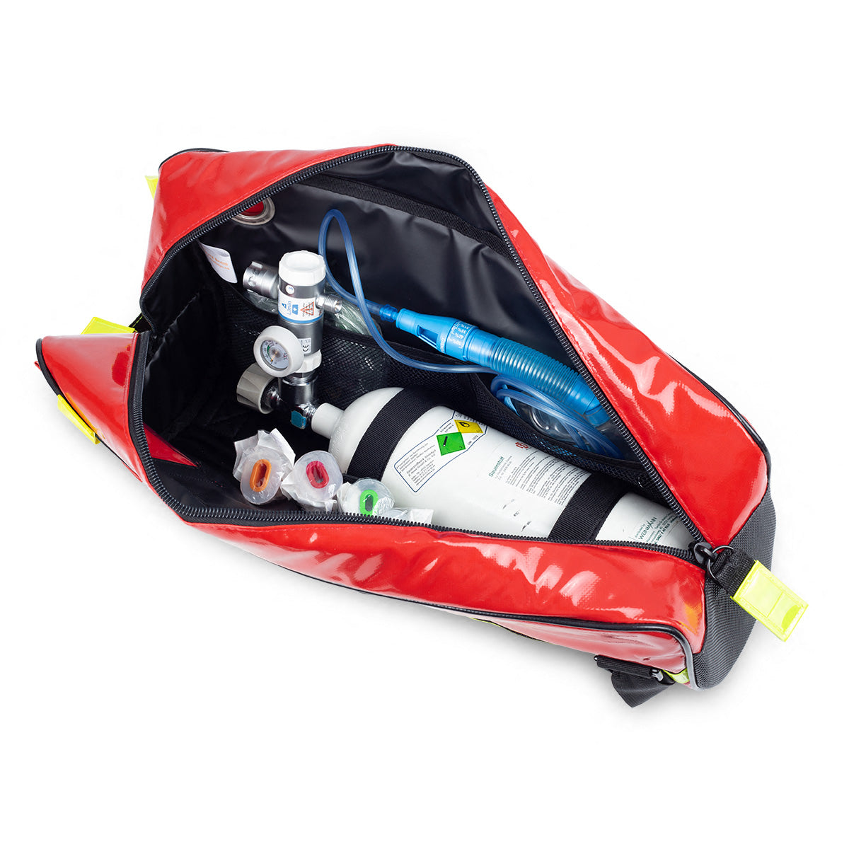MINI TUBE's Small Oxygen Carrier Bag - Red Tarpaulin - 