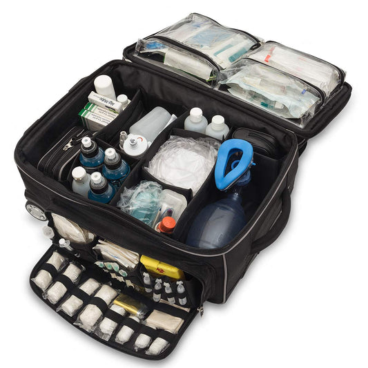 Sports Therapy Trolley - Black - Polyester - 