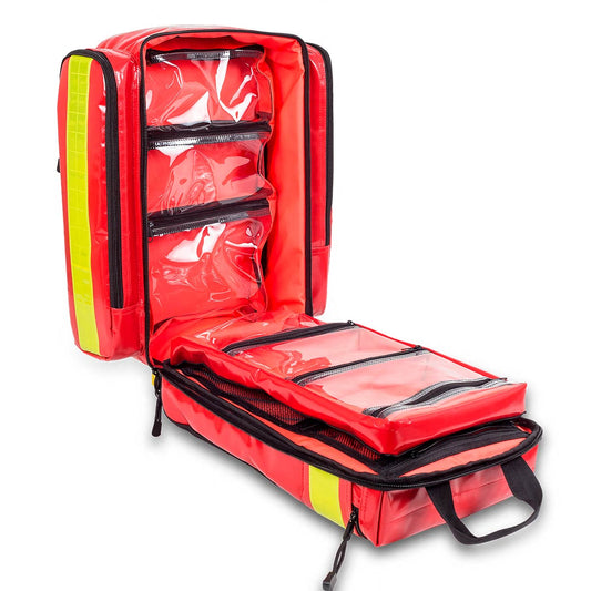 Elite Bags Rescue Emergency Backpack - Tarpaulin - Red - 