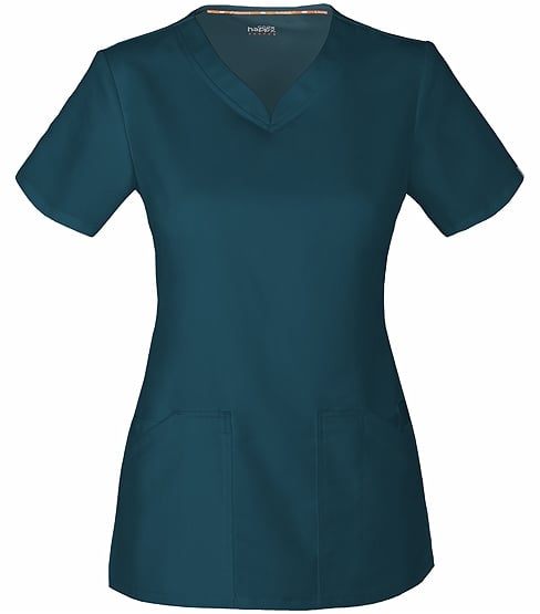 V-Neck Scrub Top - Work In Style