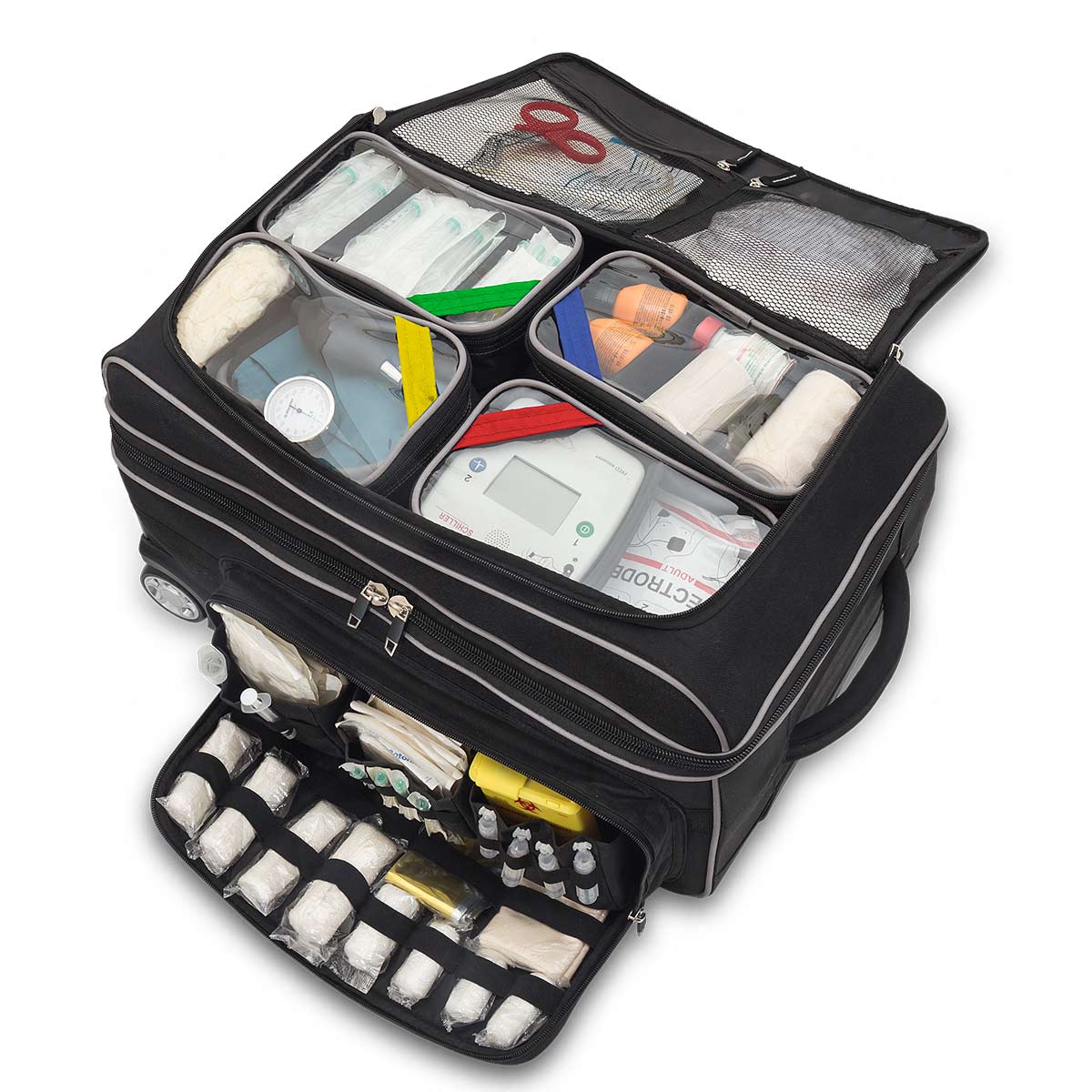 Sports Therapy Trolley - Black - Polyester - 