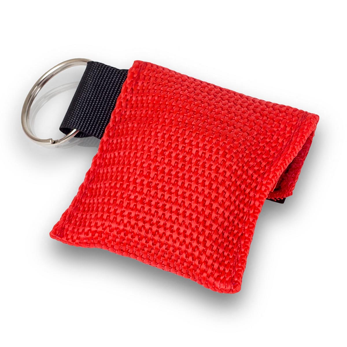 Key Ring CPR Mask Bag - Red - 