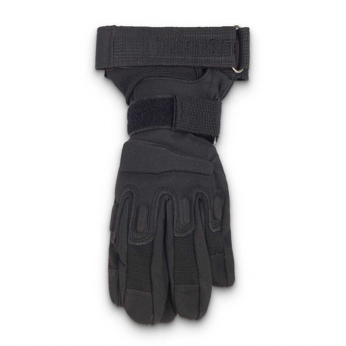 Glove Holder/Rope Accessory w/ Multi-Use Carabiner - Black Polyester - 