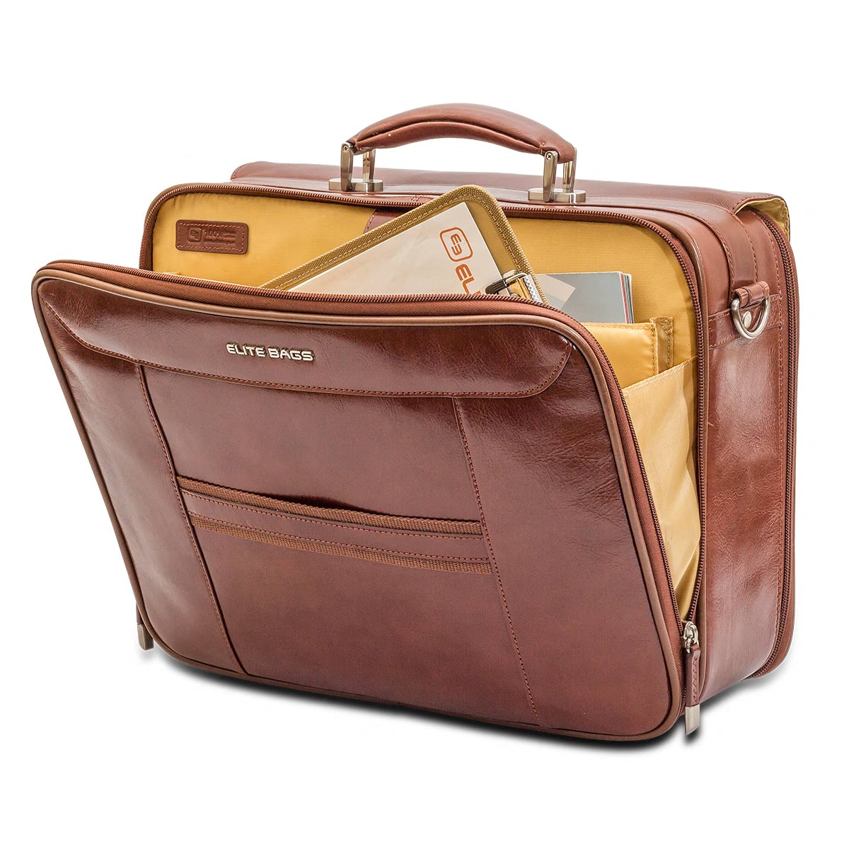 Elite Doctor’s Medical Bag – Brown Leather - 
