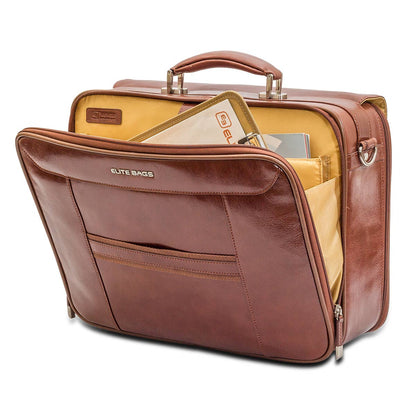Elite Doctor’s Medical Bag – Brown Leather - 