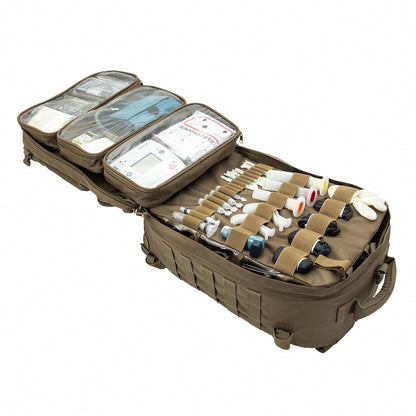 Elite PARAMED'S Rescue & Tactical Backpack - Coyote Tan - 