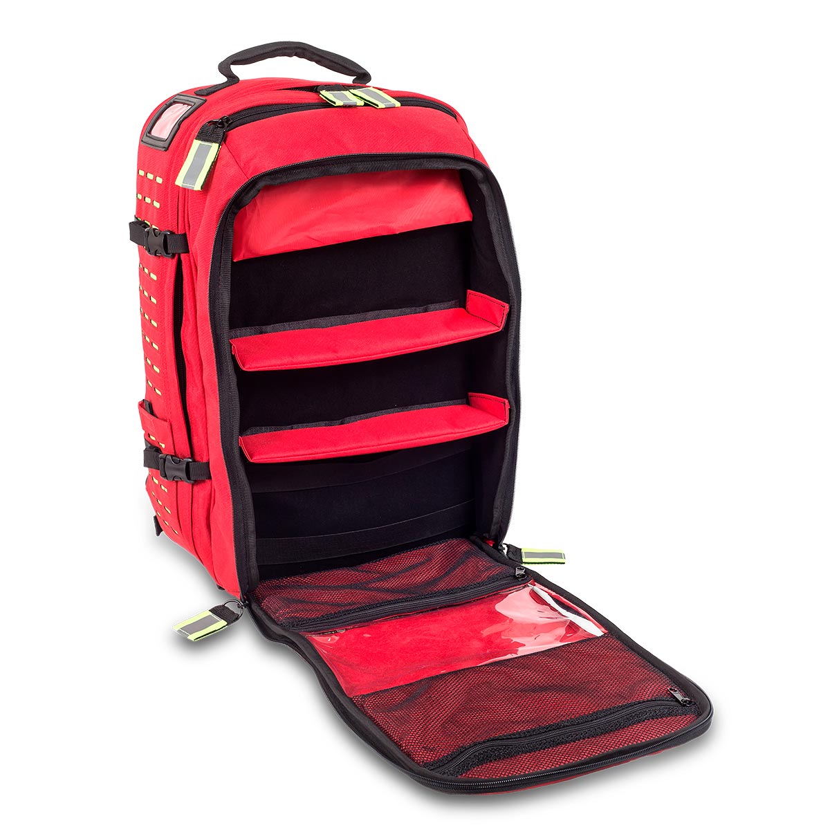 Robust's - Tactical Backpack with Adjustable Inner Layout - Red - 