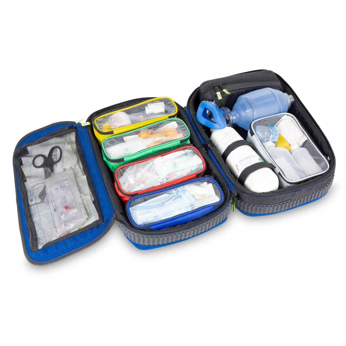 EMERAIR'S Advanced Life Support Emergency Briefcase (ALS) - Blue - 
