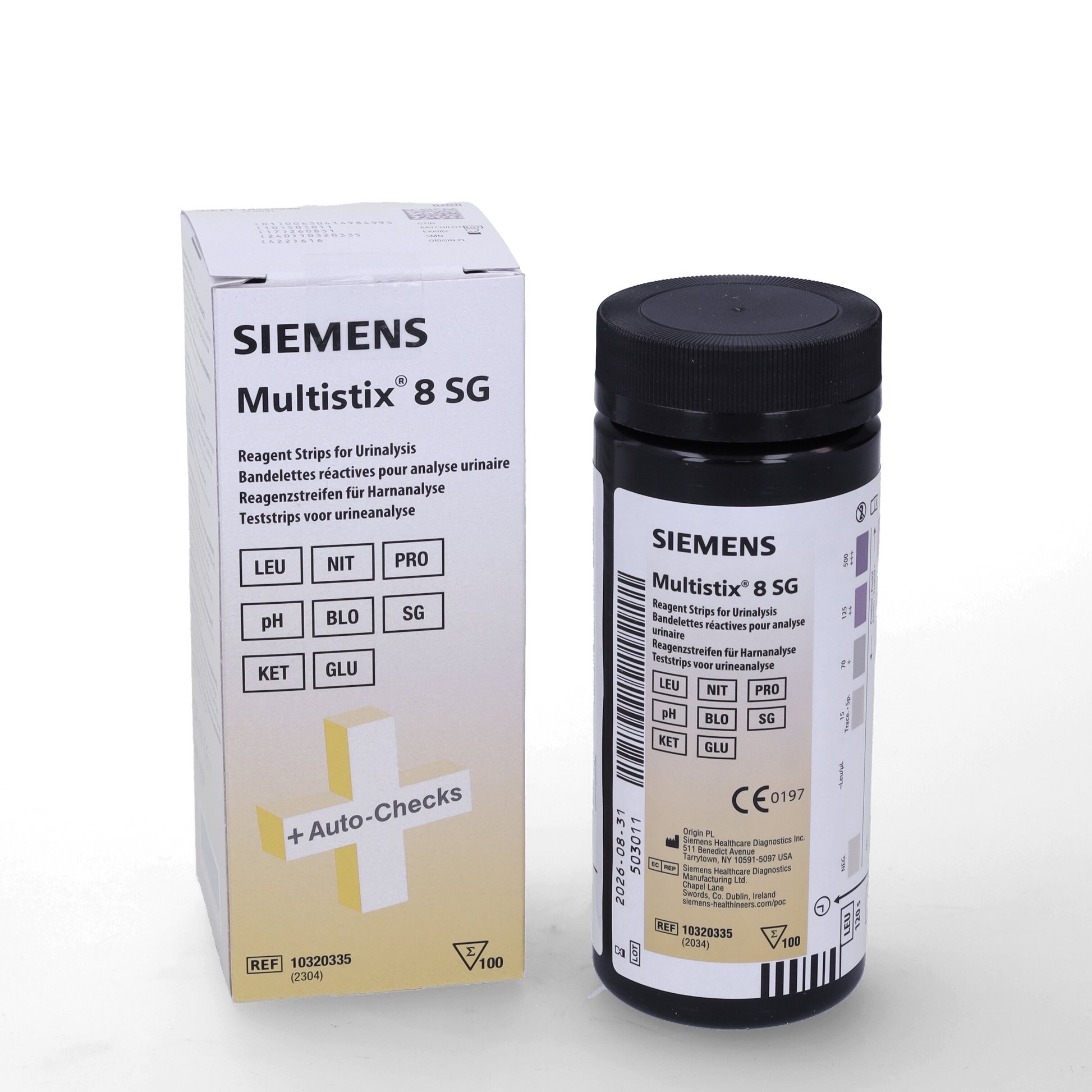 Siemens Multistix 8SG Urinalysis Strips x 100 - 