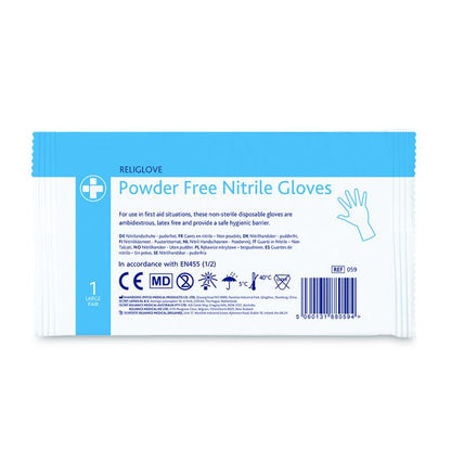 Religlove Nitrile Examination Gloves - Large