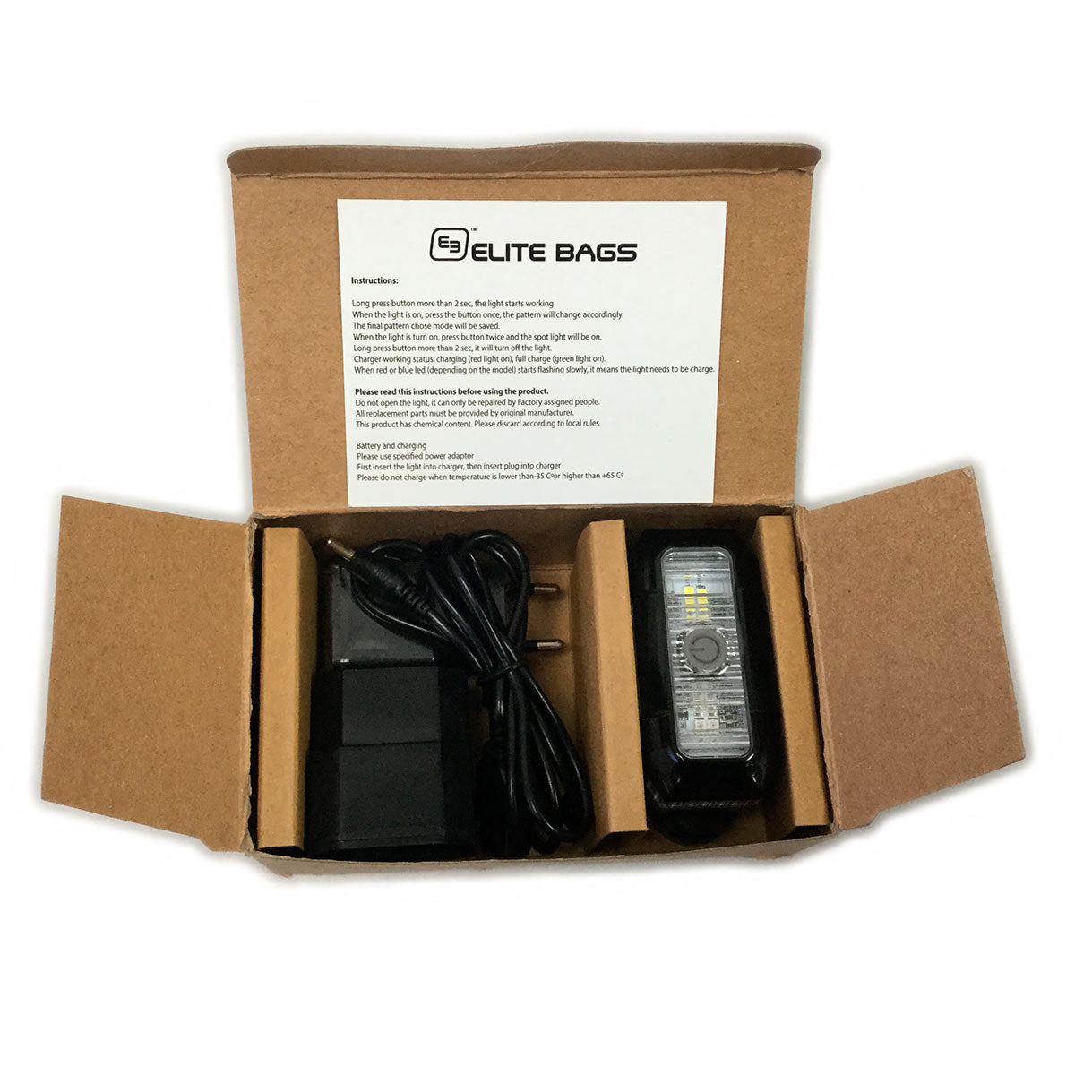 Blink's - Magnetic Glow In The Dark Flashlight - White & Blue Light - 