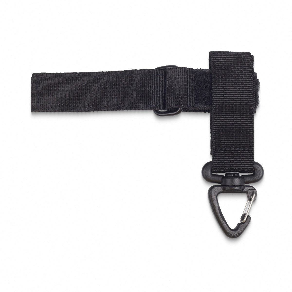 Glove Holder/Rope Accessory w/ Multi-Use Carabiner - Black Polyester - 