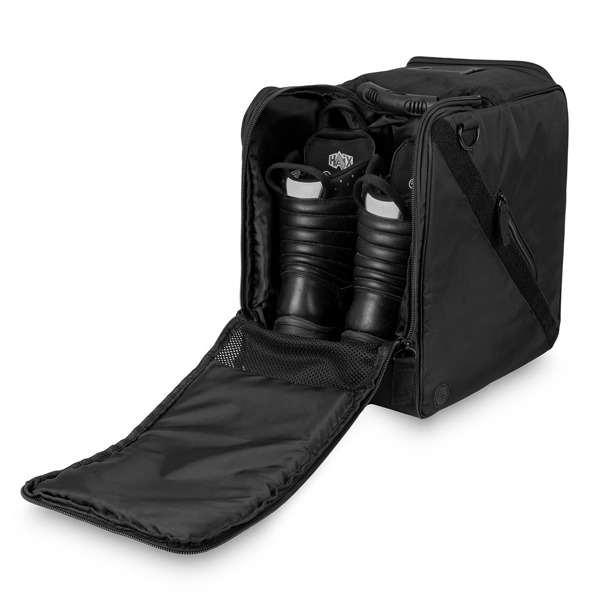 Secure Transport Bag for Boots and Helmet - Black - 