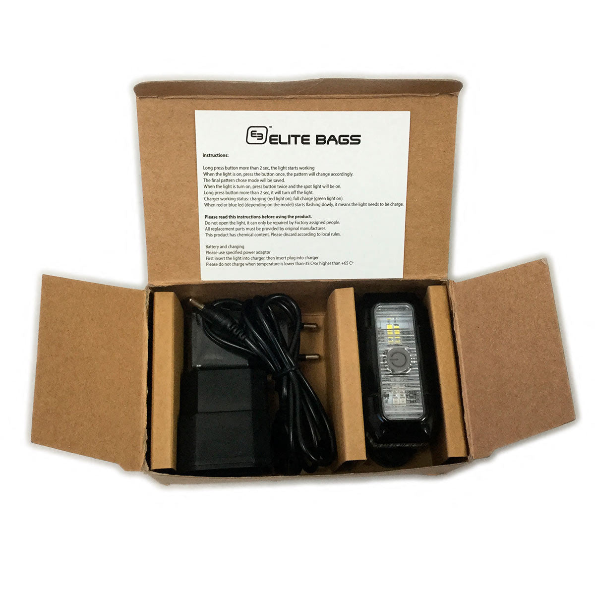 Blink's - Magnetic Glow In The Dark Flashlight - White & Red Light - 