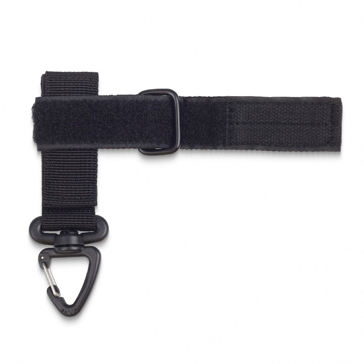 Glove Holder/Rope Accessory w/ Multi-Use Carabiner - Black Polyester - 