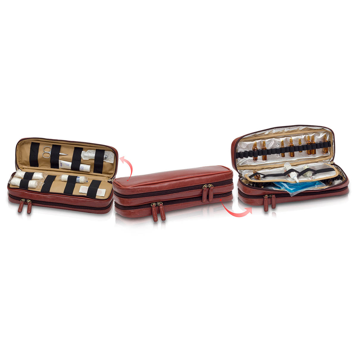 Elite Traditional Doctors Bag - Brown Leather - 