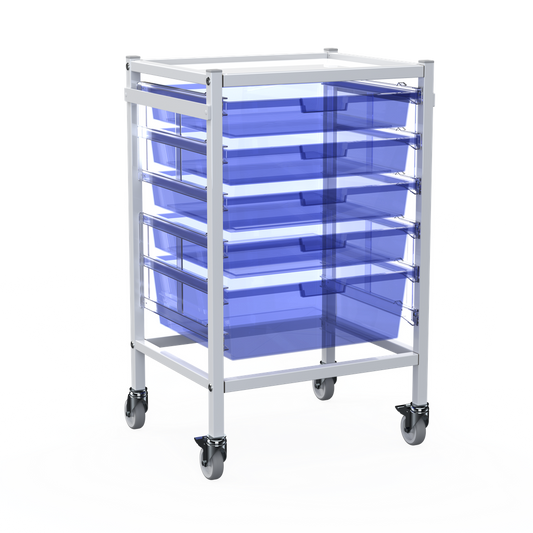 Shuttleworth Wide Single Medical Storage Trolley - 