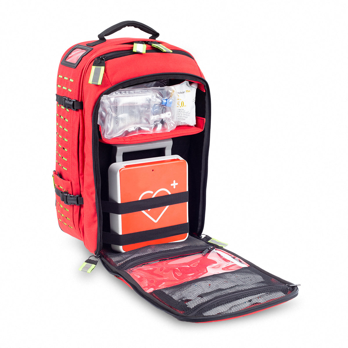 Robust's - Tactical Backpack with Adjustable Inner Layout - Red - 