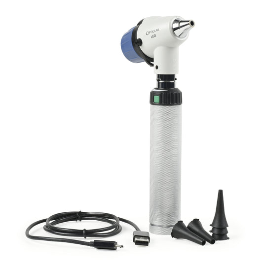 Opticlar VarioScope Otoscope Set - ADAPT Lithium USB Rechargeable Handle - 