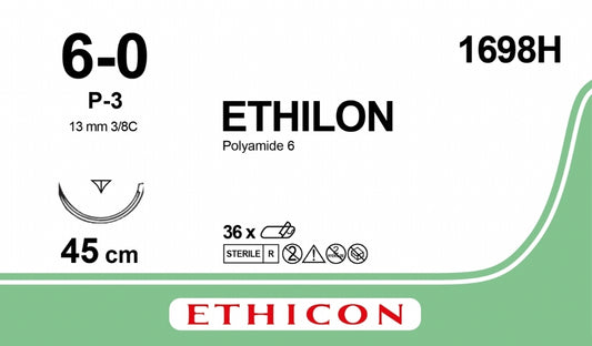 ETHILON Black Monofilament - Pack of 12