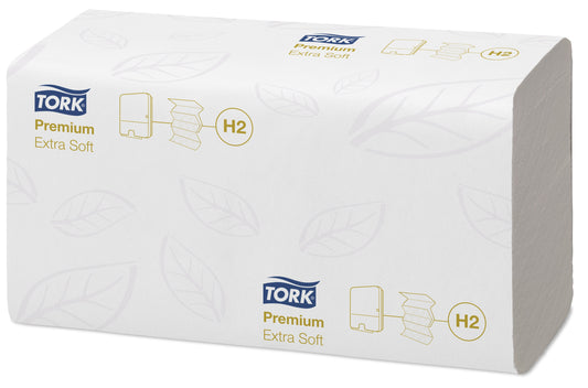 Tork Xpress Extra Soft Multifold Hand Towel Premium 2Ply - 100297 - Case of 21 x 100 Sheets - 