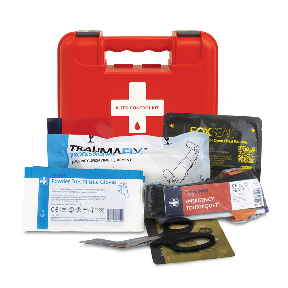 TraumaFix Bleed Control Kit in Titan Box - Small - Red