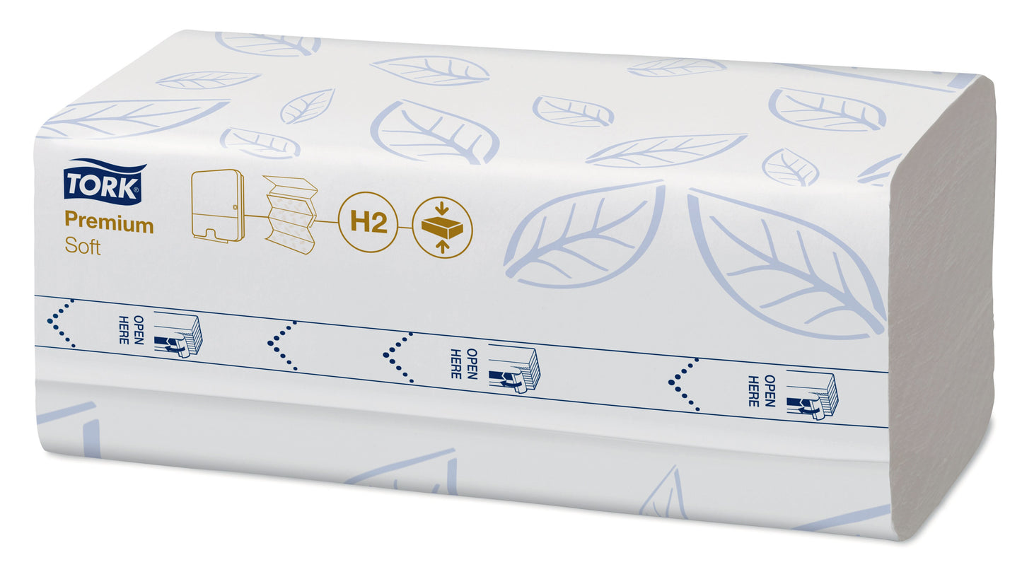 Tork Xpress Premium Compressed soft Multifold Hand Towel White H2 (12 x 170) - 