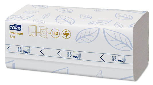 Tork Xpress Premium Compressed soft Multifold Hand Towel White H2 (12 x 170) - 