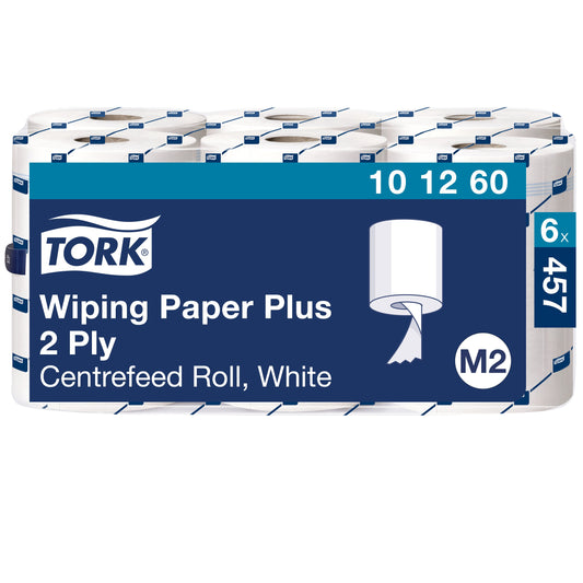 Tork Centrefeed Wiping Paper Plus White M2 x 6 - 