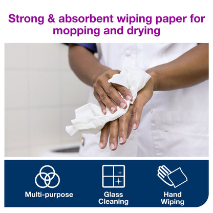 Tork Centrefeed Wiping Paper Plus White M2 x 6 - 