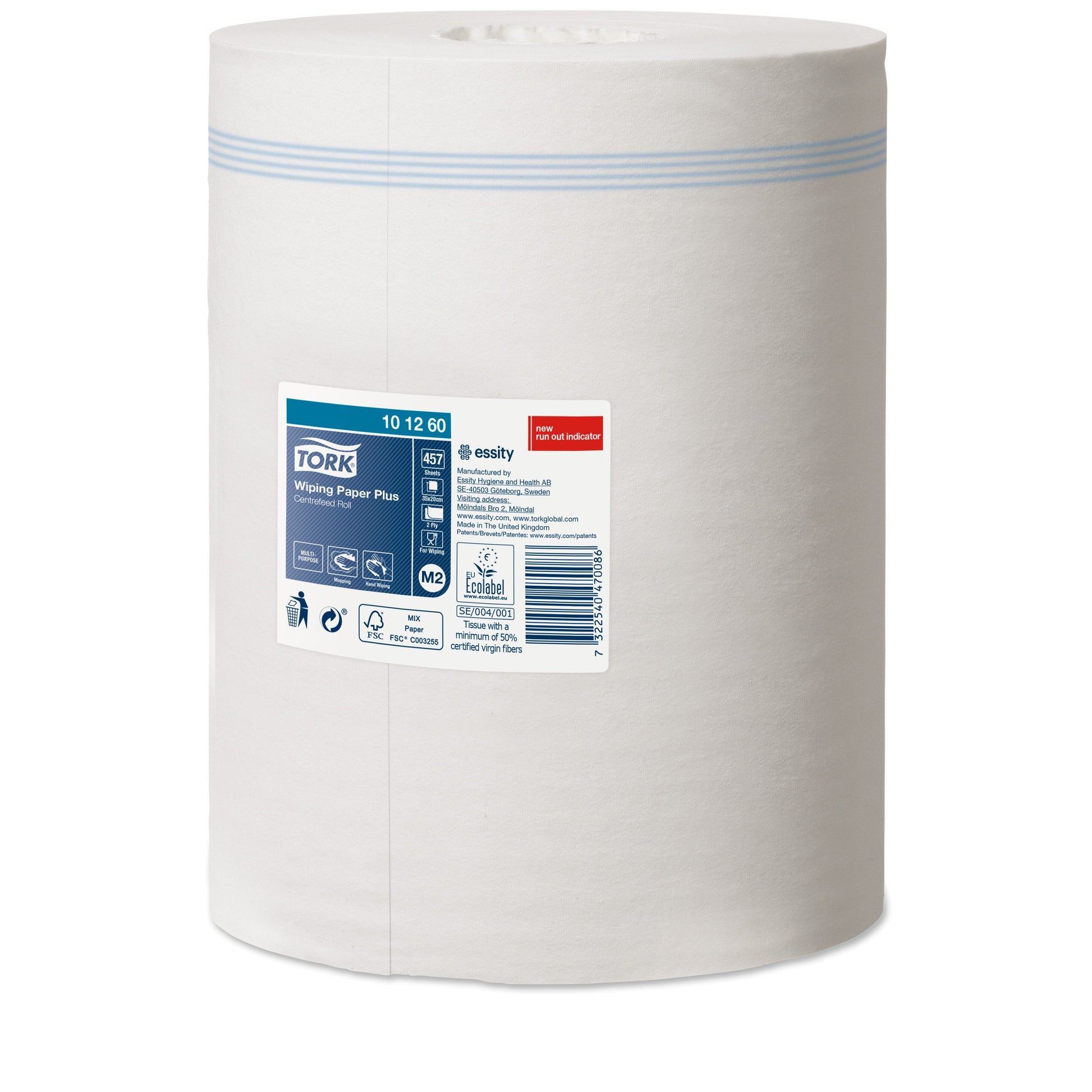 Tork Centrefeed Wiping Paper Plus White M2 x 6 - 