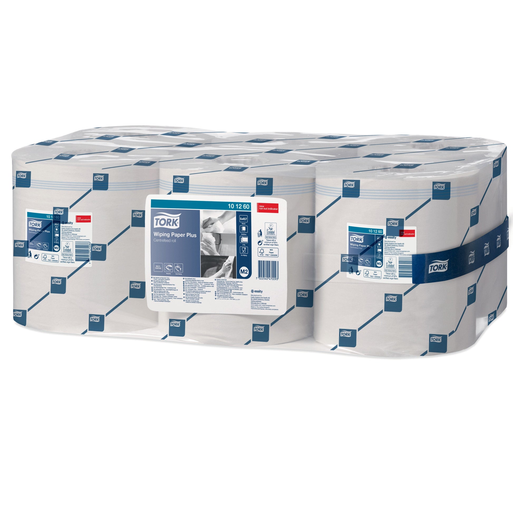 Tork Centrefeed Wiping Paper Plus White M2 x 6 - 
