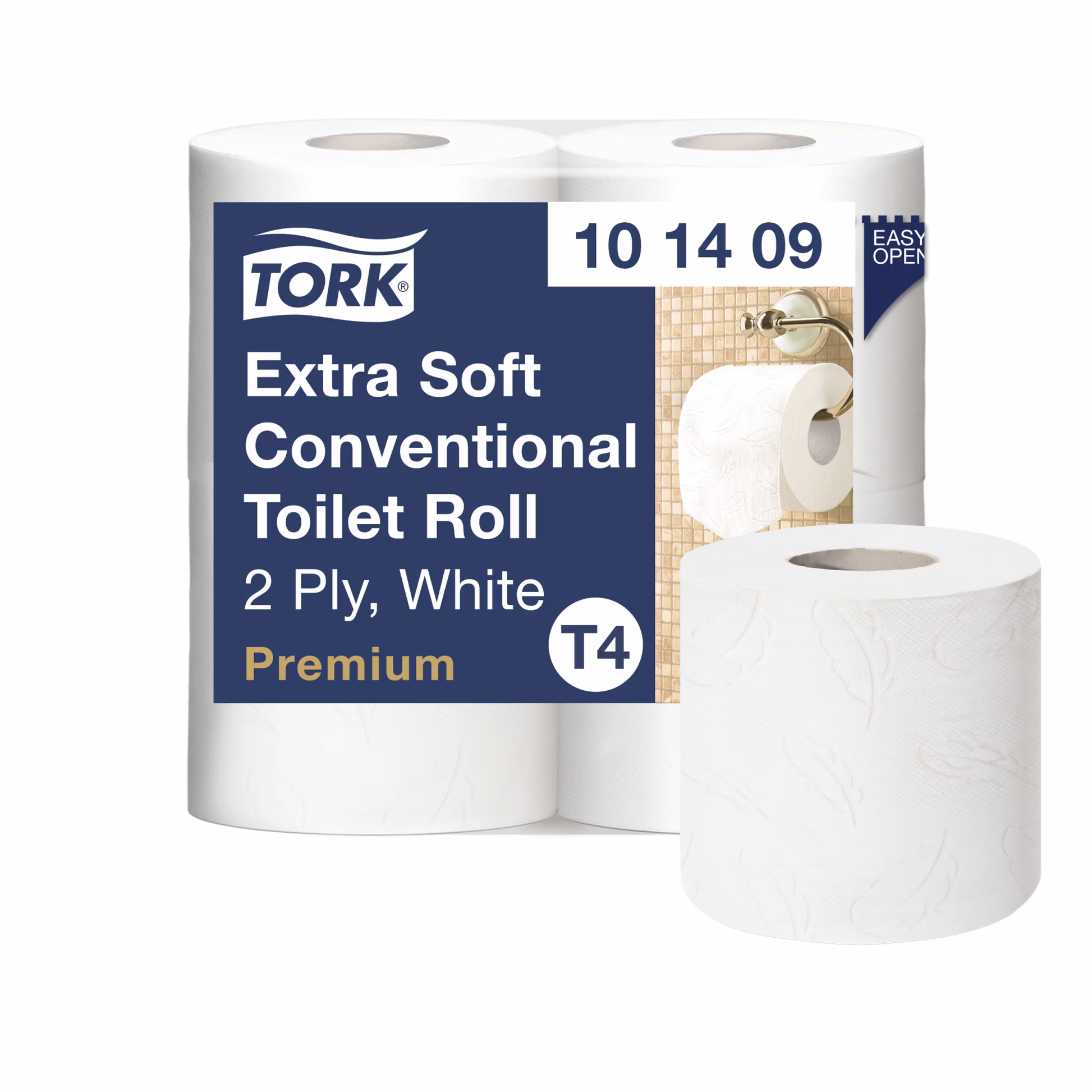 Tork Extra Soft Conventional Toilet Roll Premium – 2 Ply - 40 Rolls - 