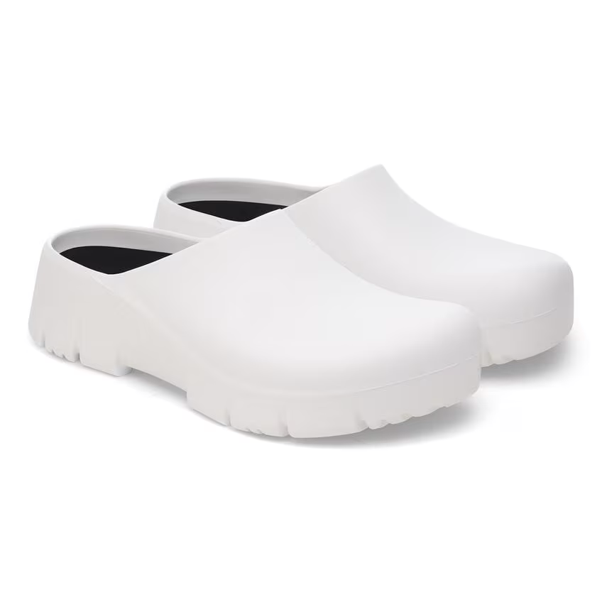 Super Birki 2.0 Polyurethane Clog - White – Medisave UK
