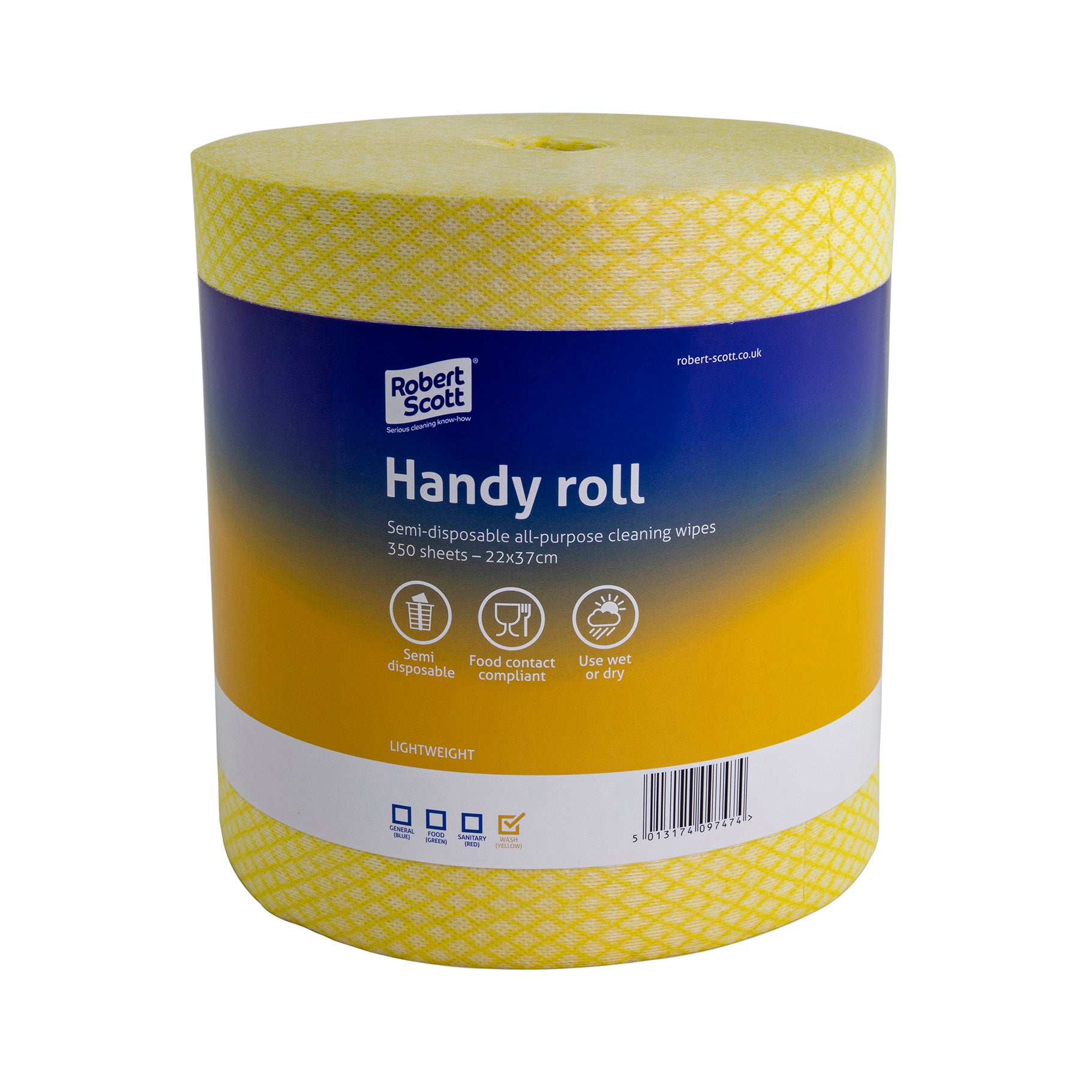 Roll of Cleaning Cloths - 350 Sheets - Robert Scott