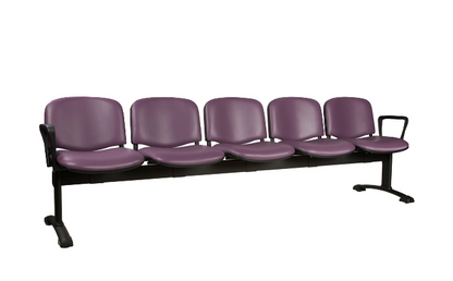 Henley Upholstered Beam with 5 Seat Positions - Plinth Medical