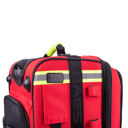 Emerair's Trolley Emergency Respiratory Bag - Red Polyamide - 