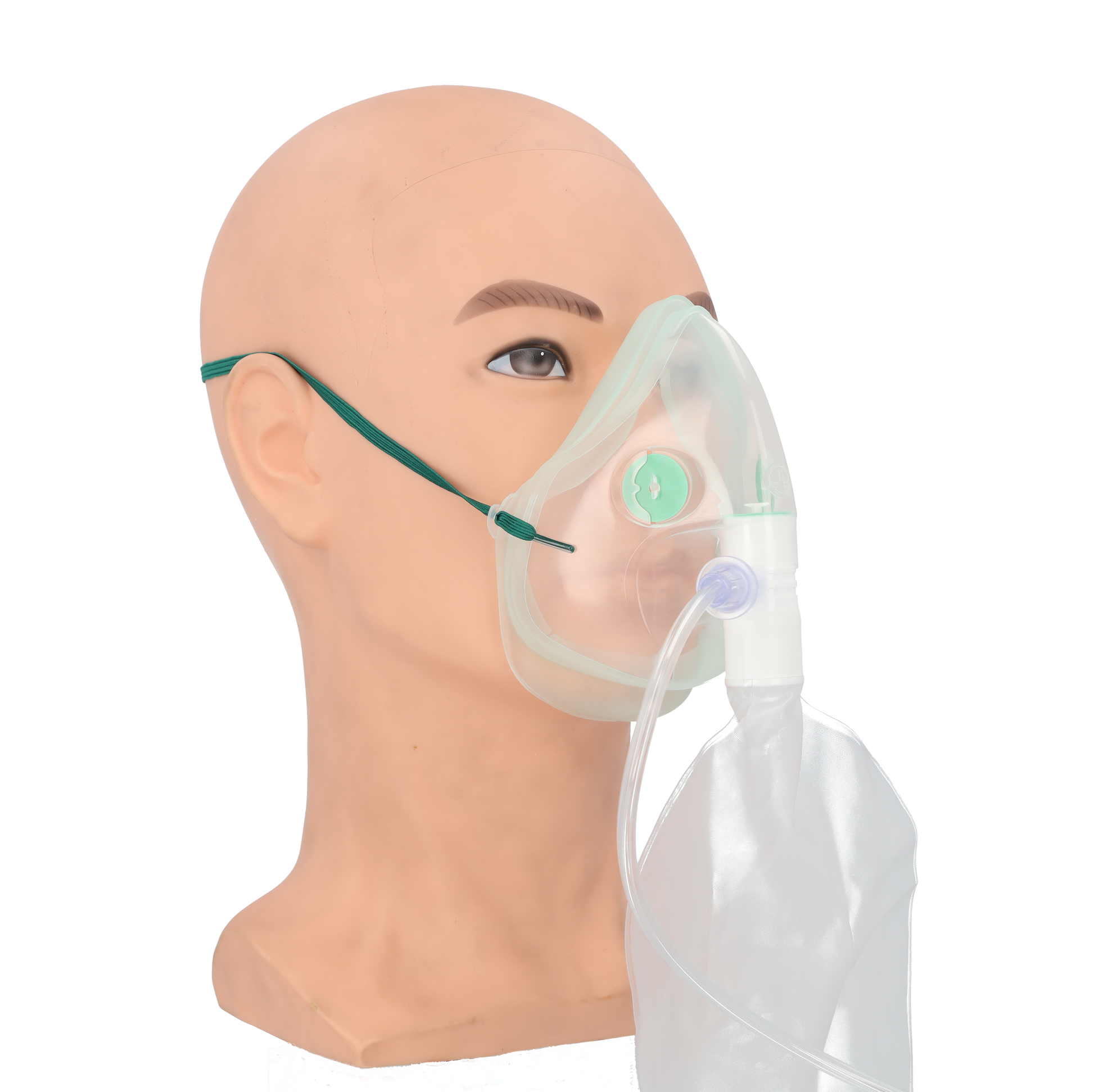 High concentration adult EcoLite oxygen mask + tubing 2.1m - Single - 