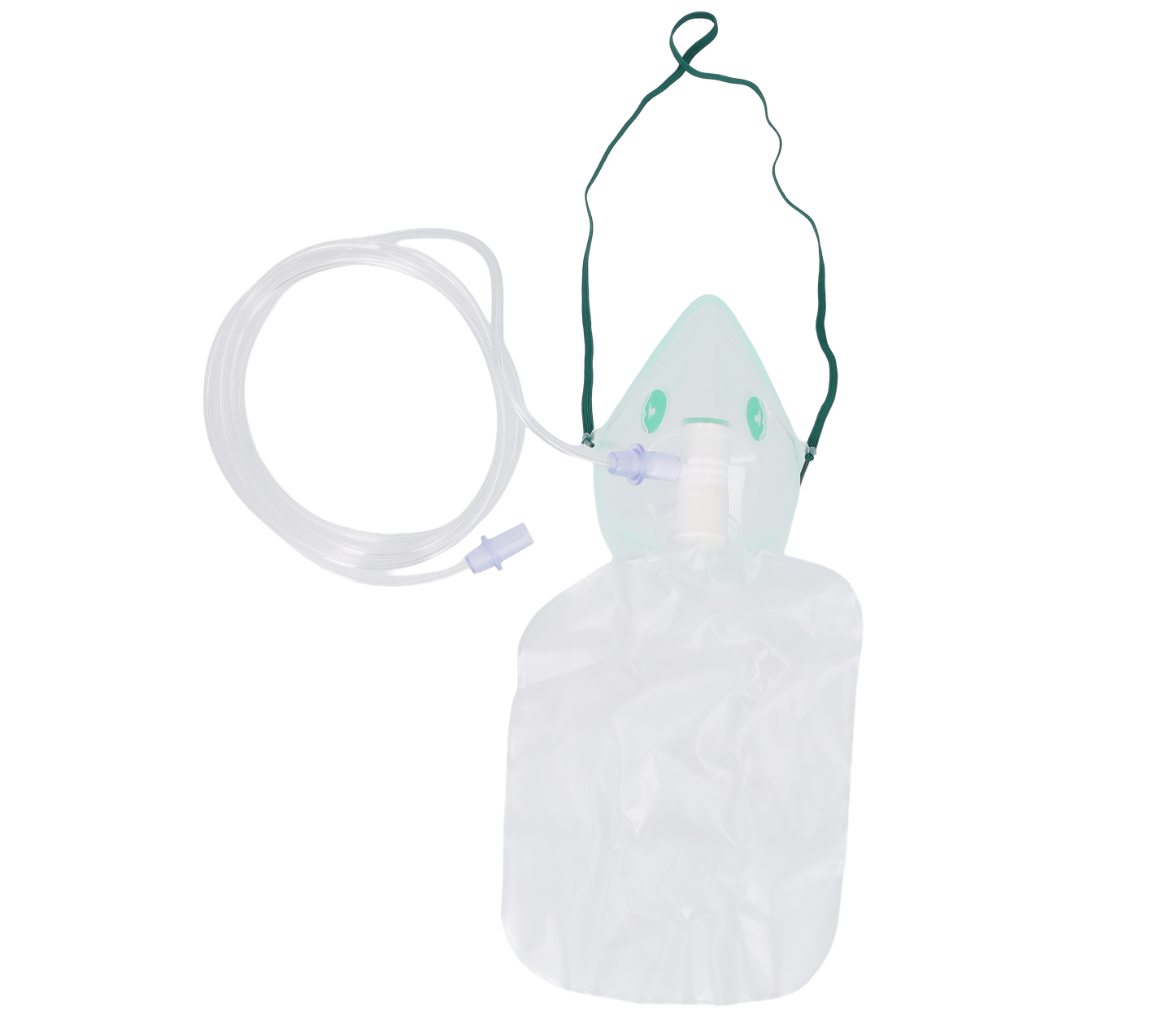 High concentration adult EcoLite oxygen mask + tubing 2.1m - Single - 