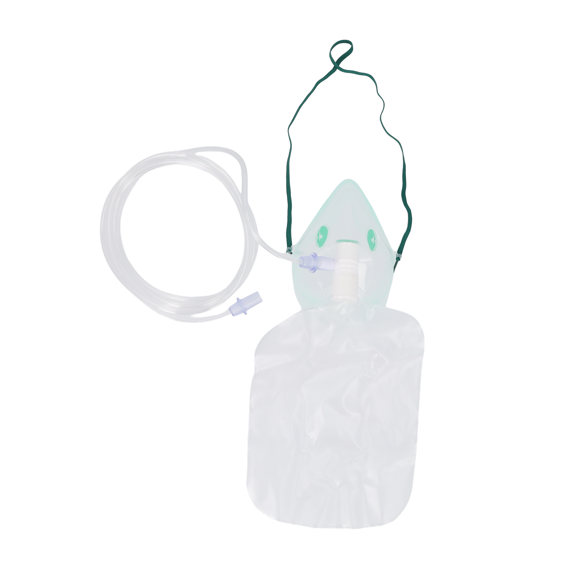 High concentration adult EcoLite oxygen mask + tubing 2.1m - Single - 