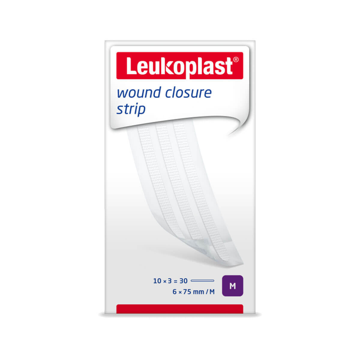 Leukosan Sterile Wound Closure Strips 6mm x 75mm – Pack of 30 (10 x 3)