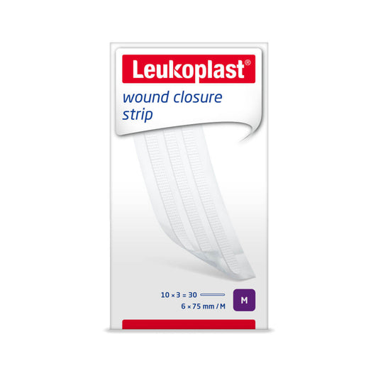 Leukosan Sterile Wound Closure Strips 6mm x 75mm – Pack of 30 (10 x 3)
